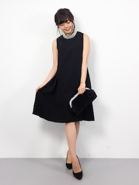 「moca couture（モカクチュール）のアイテム」を使った、ARISAさん（レディース・155cm）の夏コーディネート
