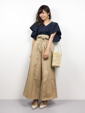 ARISAさん（レディース・155cm）の夏コーディネート