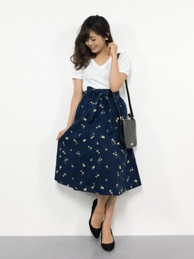 ARISAさん（レディース・155cm）の夏コーディネート