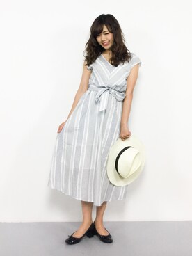 ARISAさん（レディース・155cm）の夏コーディネート