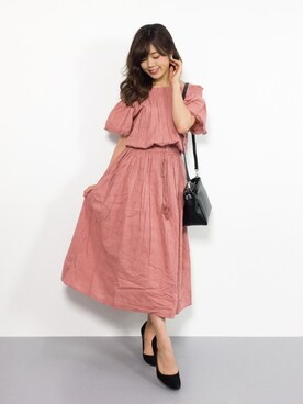 「BASE（ベース）のアイテム」を使った、ARISAさん（レディース・155cm）の夏コーディネート