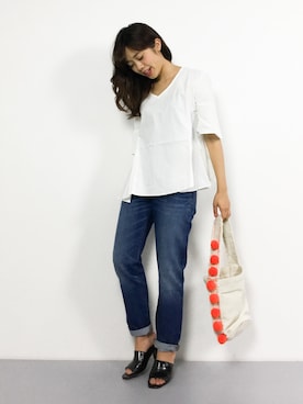 ARISAさん（レディース・155cm）の夏コーディネート