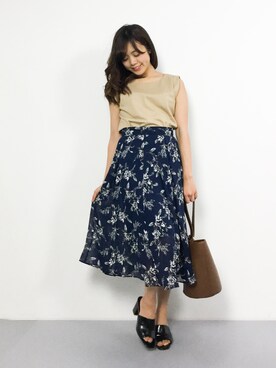 ARISAさん（レディース・155cm）の夏コーディネート