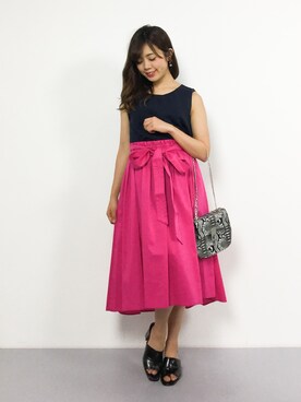 ARISAさん（レディース・155cm）の夏コーディネート