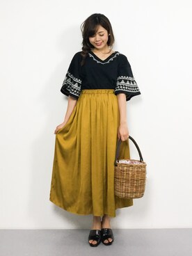 ARISAさん（レディース・155cm）の夏コーディネート