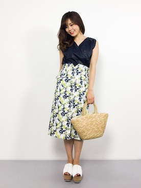 ARISAさん（レディース・155cm）の夏コーディネート