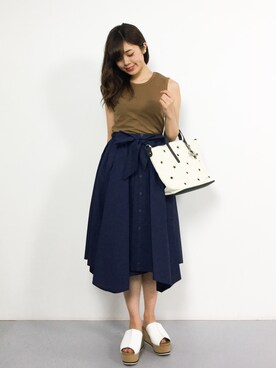 ARISAさん（レディース・155cm）の夏コーディネート