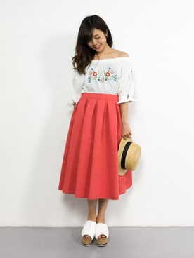 ARISAさん（レディース・155cm）の夏コーディネート