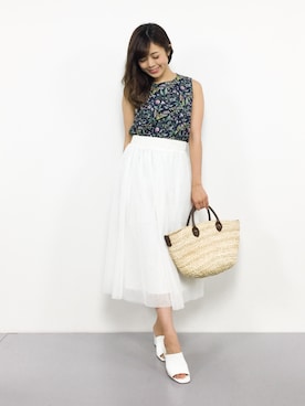 ARISAさん（レディース・155cm）の夏コーディネート