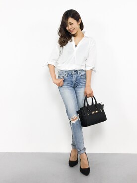 「HusHusH（ハッシュアッシュ）のアイテム」を使った、ARISAさん（レディース・155cm）の夏コーディネート