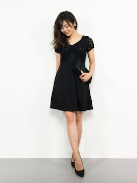 「夢展望（ユメテンボウ）のアイテム（ワンピース/ドレス）」を使った、ARISAさん（レディース・155cm）の夏コーディネート