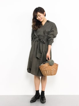 「kakatoo（カカトゥ）のアイテム」を使った、ARISAさん（レディース・155cm）の夏コーディネート