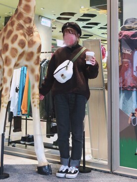 「TAIPEI」｜「アイテム（ハンチング/ベレー帽）」を使った、ワンワンさん（レディース・158cm）の夏コーディネート