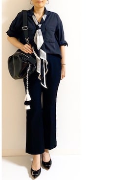 「ADORE（アドーア）のアイテム」を使った、makiさん（レディース・155cm）の秋コーディネート