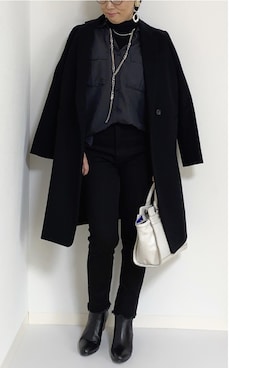 「MOGA（モガ）のアイテム」を使った、makiさん（レディース・155cm）の冬コーディネート