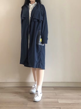 「TYAKASHAのアイテム（ジャケット/アウター）」を使った、17hugさん（レディース・168cm）の冬コーディネート