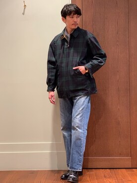 「URBANRESEARCH」｜「アイテム（その他シューズ）」を使った、Jさん（メンズ・184cm）の冬コーディネート