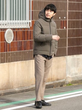 ファンクショナルフードダウンジャケットを使った人気ファッションコーディネート Wear ファンクショナルフードダウンジャケットを使った人気ファッションコーディネート Wear