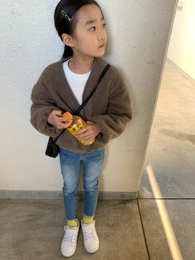 airachanさん（キッズ・110cm）の冬コーディネート