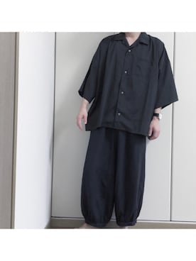 「QRESTON（クレストン）のアイテム」を使った、もの。さん（メンズ・166cm）の夏コーディネート