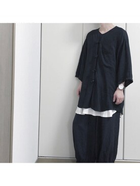 「QRESTON（クレストン）のアイテム」を使った、もの。さん（メンズ・166cm）の夏コーディネート