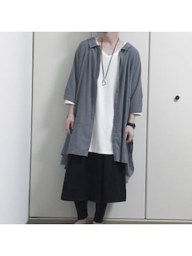 「QRESTON（クレストン）のアイテム」を使った、もの。さん（メンズ・166cm）の夏コーディネート