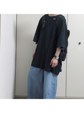 「QRESTON（クレストン）のアイテム」を使った、もの。さん（メンズ・166cm）の夏コーディネート