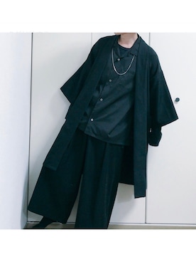 「アイテム（その他トップス）」を使った、もの。さん（メンズ・166cm）の秋コーディネート