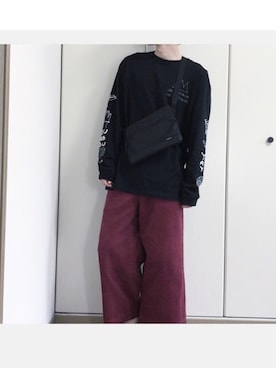 「OMIYAGE（オミヤゲ）のアイテム」を使った、もの。さん（メンズ・166cm）の秋コーディネート