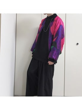 「ピカソブルゾン」｜もの。さん（メンズ・166cm）の秋コーディネート