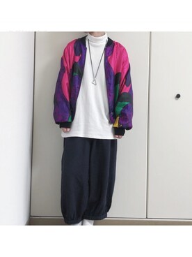 「ピカソブルゾン」｜もの。さん（メンズ・166cm）の秋コーディネート