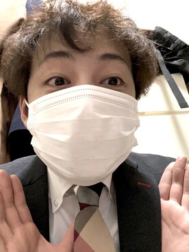 「BLACK LABEL CRESTBRIDGE（ブラックレーベル・クレストブリッジ）のアイテム（フォーマルスーツ/小物）」を使った、𝐖𝐨𝐨𝐝𝐲🌙さん（メンズ・168cm）の冬コーディネート