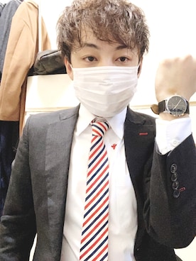 「giraffe（ジラフ）のアイテム」を使った、𝐖𝐨𝐨𝐝𝐲🌙さん（メンズ・168cm）の冬コーディネート