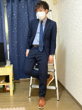 「Guess（ゲス）のアイテム（腕時計）」を使った、𝐖𝐨𝐨𝐝𝐲🌙さん（メンズ・168cm）の春コーディネート