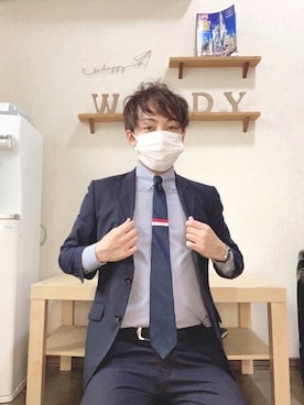 「giraffe（ジラフ）のアイテム」を使った、𝐖𝐨𝐨𝐝𝐲🌙さん（メンズ・168cm）の夏コーディネート