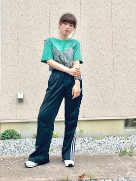 「グリッター」｜「アイテム（ワンピース）」を使った、natsumi  パーソナルカラーさん（レディース・155cm）の夏コーディネート