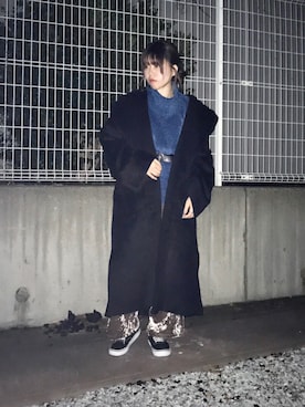 「新作」｜「アイテム（チェスターコート）」を使った、natsumi  パーソナルカラーさん（レディース・155cm）の秋コーディネート