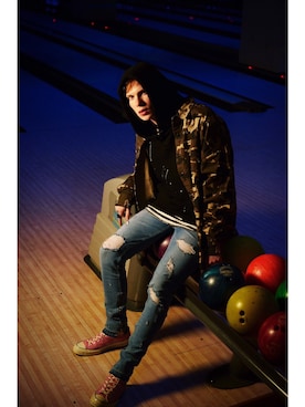 「Danke schon」｜「アイテム（雑誌）」を使った、grindmagazineさん（メンズ・175cm）の春コーディネート