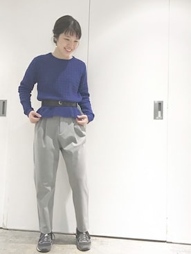 「So 1:1（ソウワンバイワン）のアイテム」を使った、note et silence.さん（レディース・159cm）の冬コーディネート