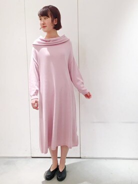 「Ebonyivory（エボニーアイボリー）のアイテム」を使った、note et silence.さん（レディース・160cm）の冬コーディネート