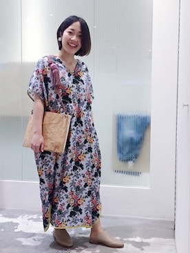 「caph（カーフ）のアイテム」を使った、note et silence.さん（レディース・160cm）の春コーディネート