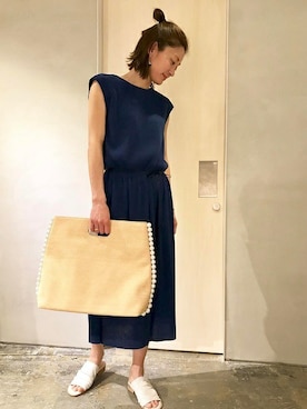 「OLIKA（オリカ）のアイテム」を使った、note et silence.さん（レディース・160cm）の春コーディネート