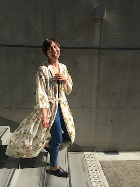 「rukkilill（ルッキリル）のアイテム」を使った、note et silence.さん（レディース・164cm）の夏コーディネート