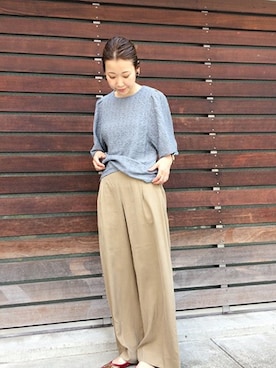 「OLIKA（オリカ）のアイテム」を使った、note et silence.さん（レディース・157cm）の夏コーディネート