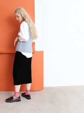 「caph（カーフ）のアイテム」を使った、note et silence.さん（レディース・160cm）の夏コーディネート