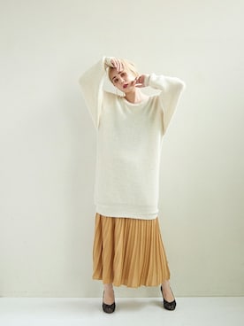 「rukkilill（ルッキリル）のアイテム」を使った、note et silence.さん（レディース・160cm）の夏コーディネート