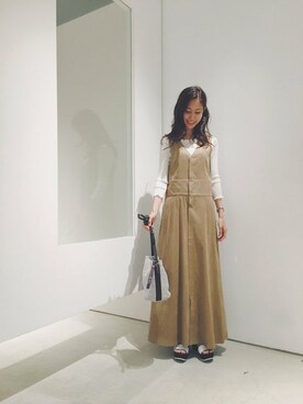 「So 1:1（ソウワンバイワン）のアイテム」を使った、note et silence.さん（レディース・160cm）の夏コーディネート