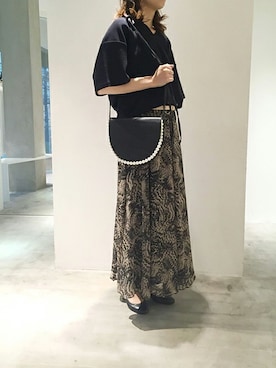 「caph（カーフ）のアイテム」を使った、note et silence.さん（レディース・160cm）の夏コーディネート