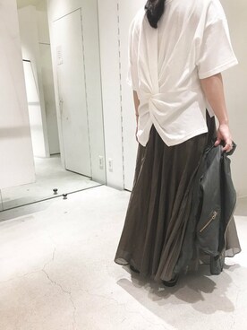 「nitca（ニトカ）のアイテム（ジャケット/アウター）」を使った、note et silence.さん（レディース・160cm）の秋コーディネート