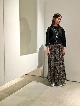 「caph（カーフ）のアイテム（アクセサリー）」を使った、note et silence.さん（レディース・160cm）の秋コーディネート